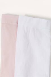 Monsoon Pink Baby Lace Tights 2 Pack - Image 3 of 3