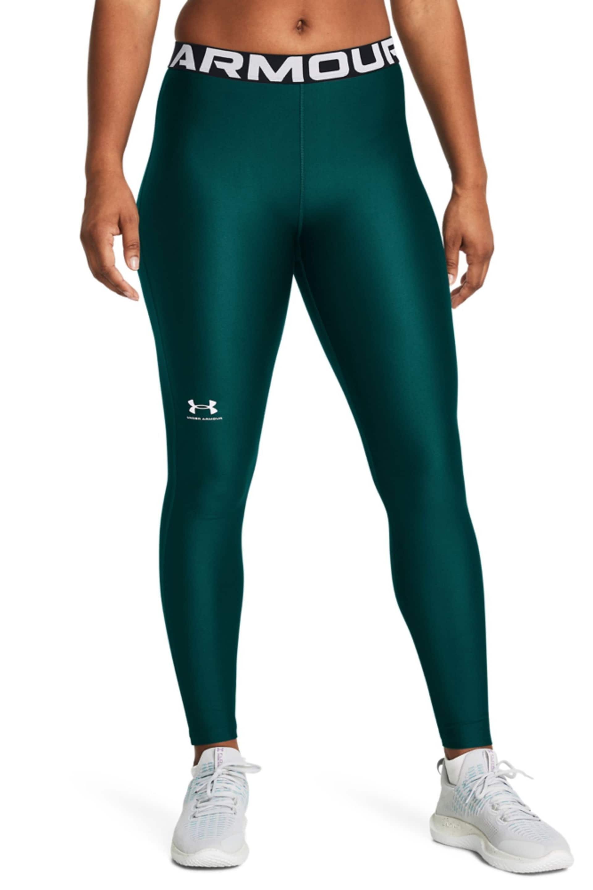 Under Armour Green Womens Heat Gear Authentics Leggings - Image 1 of 8