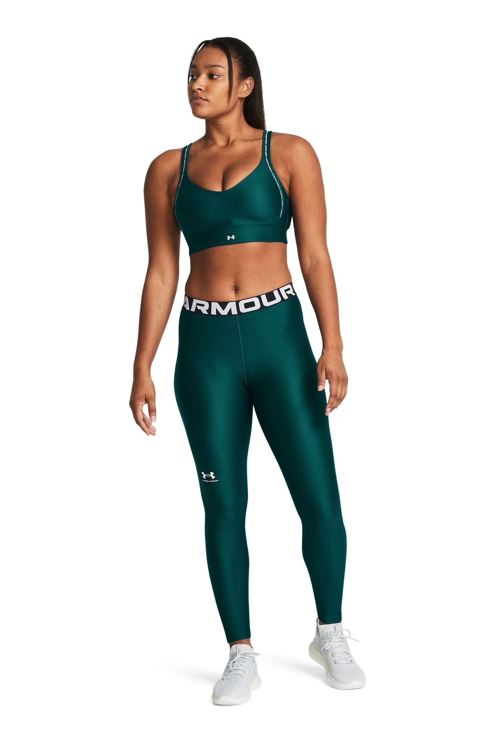 Under Armour Green Womens Heat Gear Authentics Leggings - Image 3 of 8