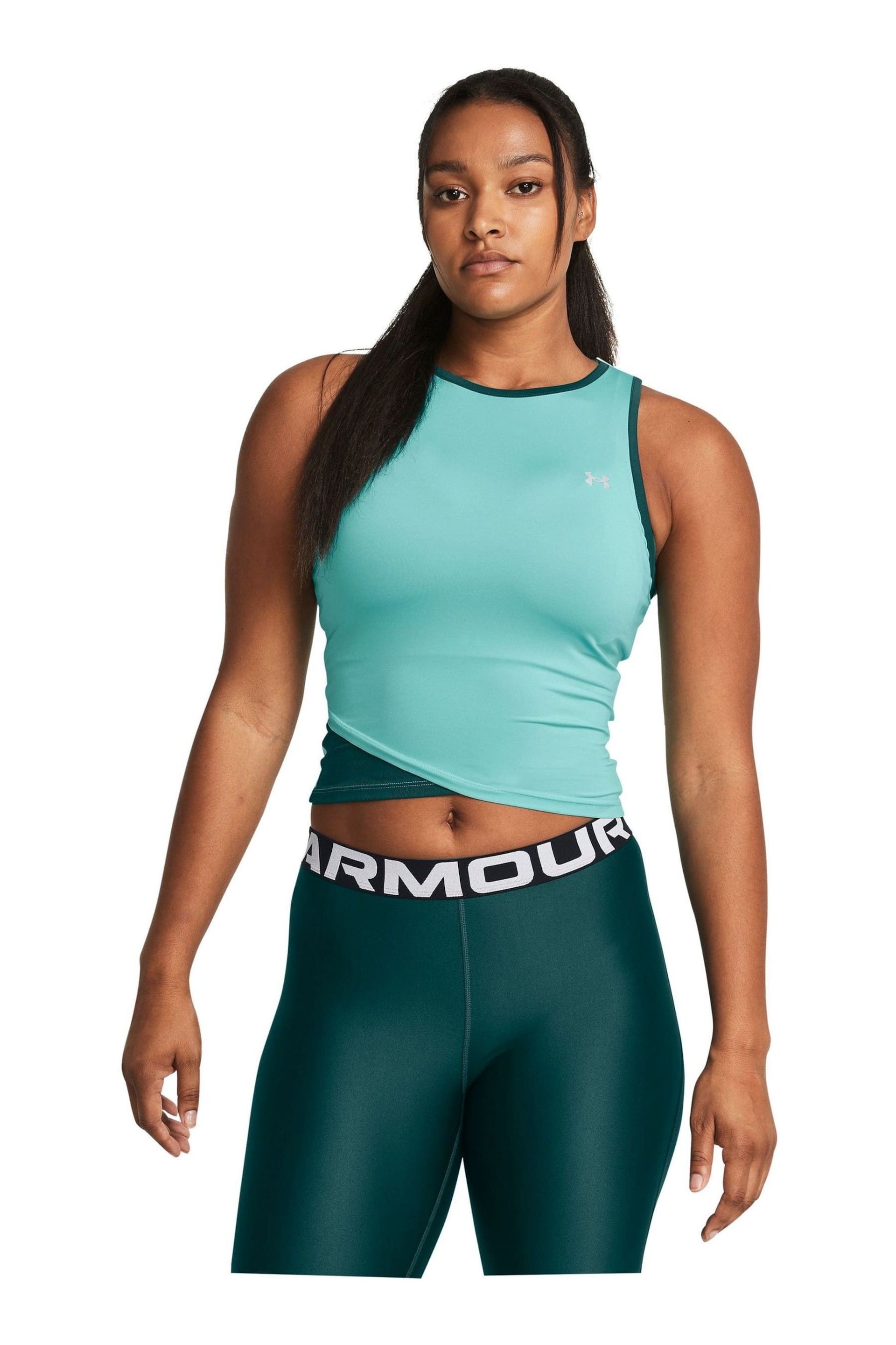 Under Armour Green Womens Heat Gear Authentics Leggings - Image 4 of 8