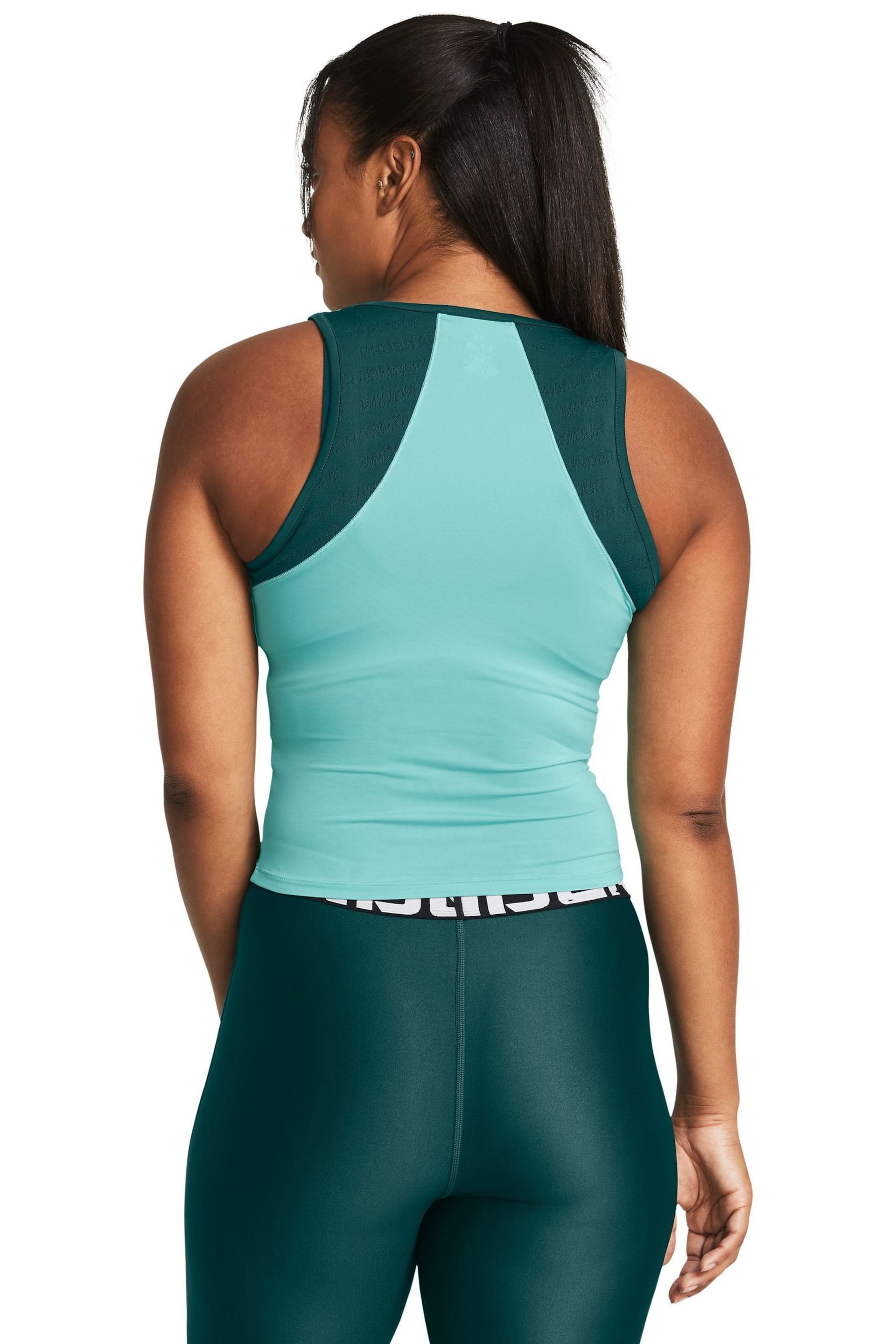 Under Armour Green Womens Heat Gear Authentics Leggings - Image 5 of 8