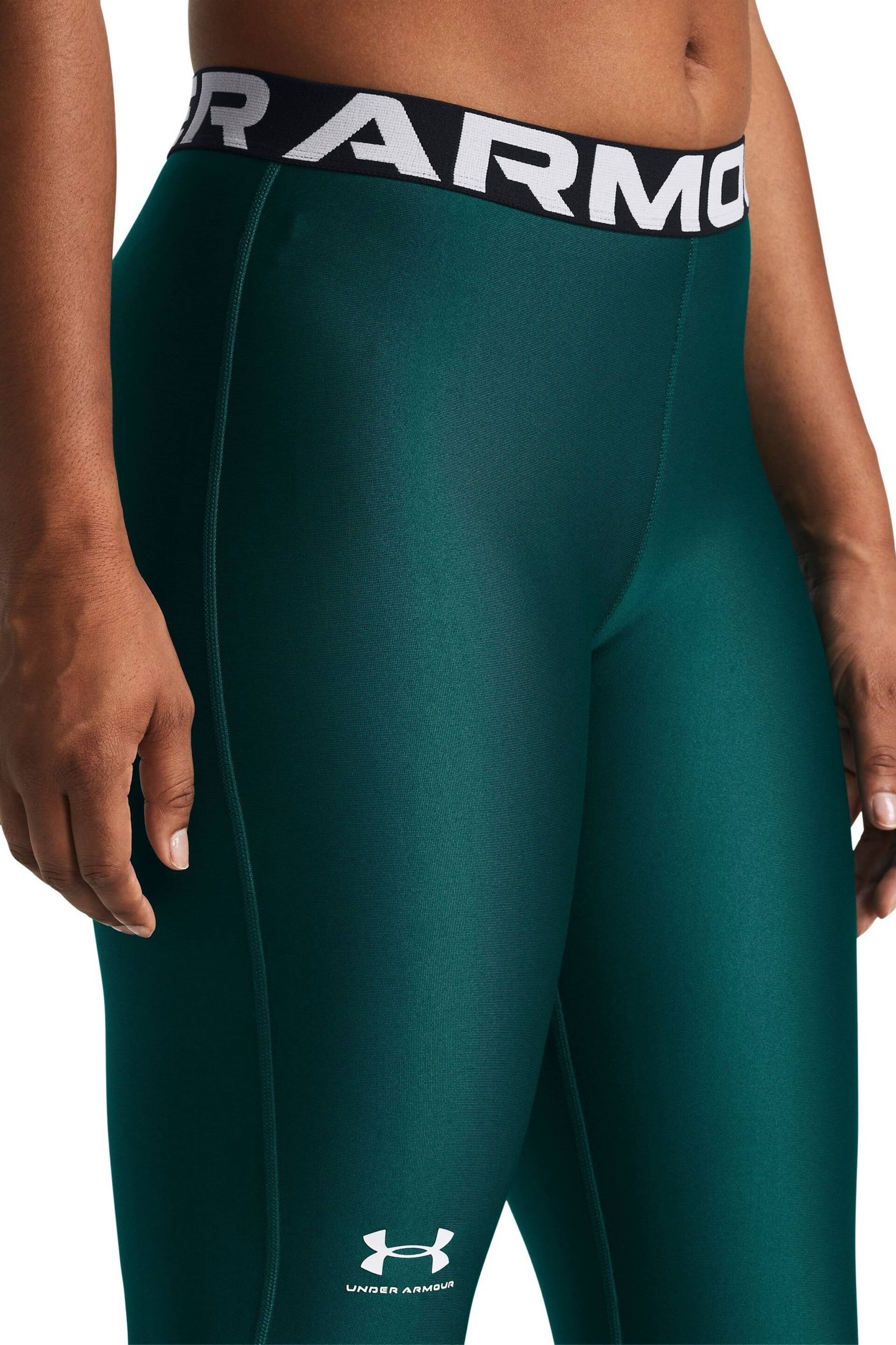 Under Armour Green Womens Heat Gear Authentics Leggings - Image 6 of 8