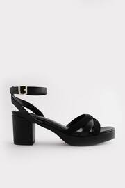 Black Forever Comfort® Low Platform Heels - Image 4 of 7