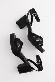 Black Forever Comfort® Low Platform Heels - Image 5 of 7