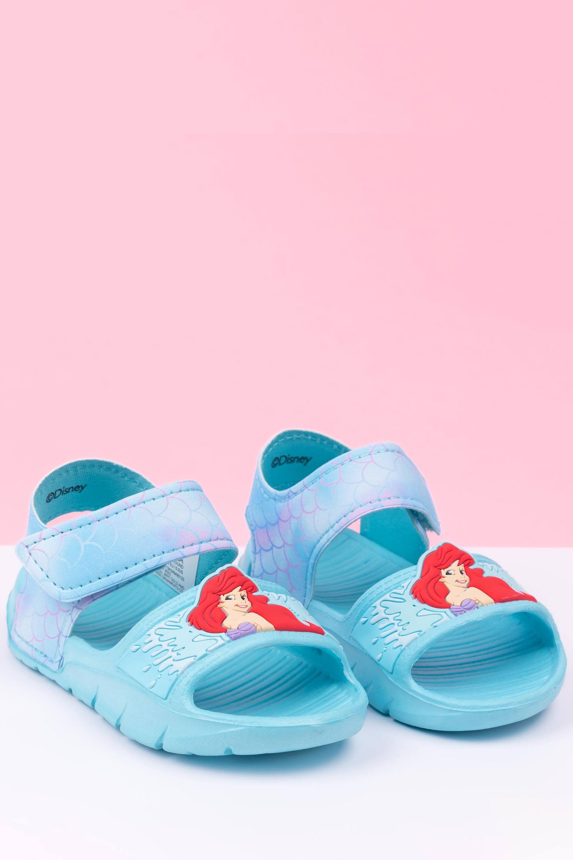 Vanilla Underground Blue Girls Little Mermaid Disney Sandals - Image 2 of 5