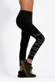 Pineapple Black Dance Diamanté Leggings - Image 1 of 5