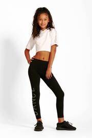 Pineapple Black Dance Diamanté Leggings - Image 2 of 5