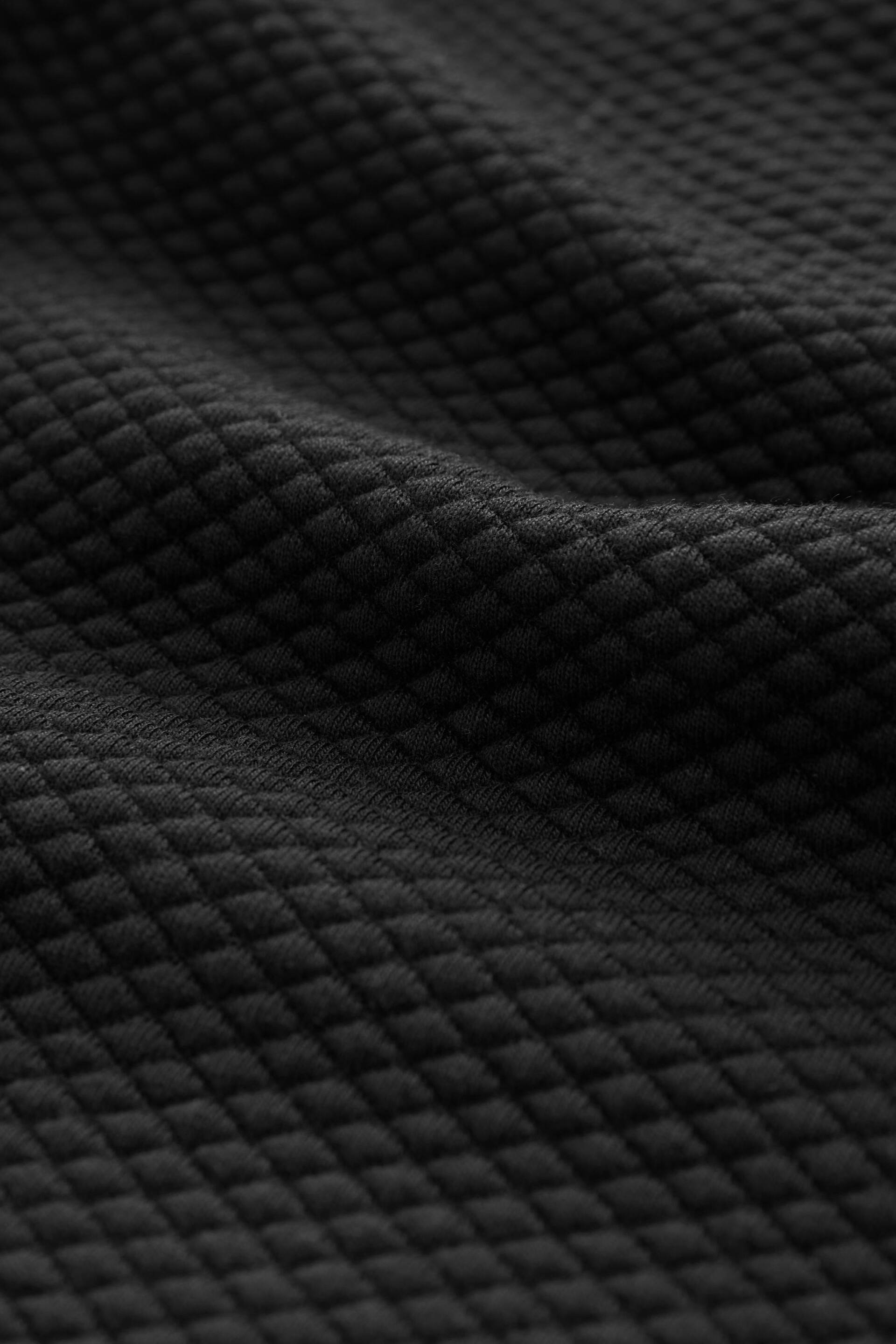 Black Textured Joggers - Image 7 of 7