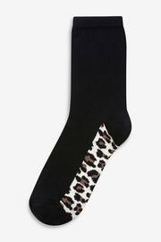 Neutral Animal Footbed Ankle Socks 5 Pack - Image 5 of 6