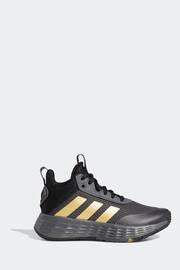 adidas Grey/Black Originals Ownthegame 2.0 Trainers - Image 1 of 6