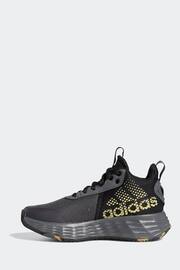 adidas Grey/Black Originals Ownthegame 2.0 Trainers - Image 2 of 6