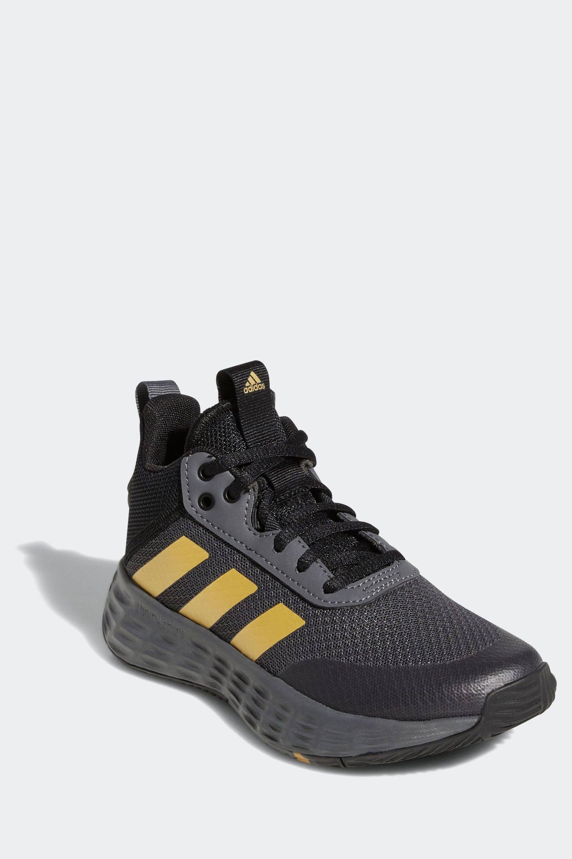 adidas Grey/Black Originals Ownthegame 2.0 Trainers - Image 3 of 6