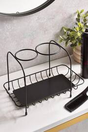 Black Hairdryer and Straighteners Holder - Image 2 of 3