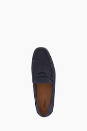 Dune London Blue Berkly Sole Loafers - Image 6 of 6
