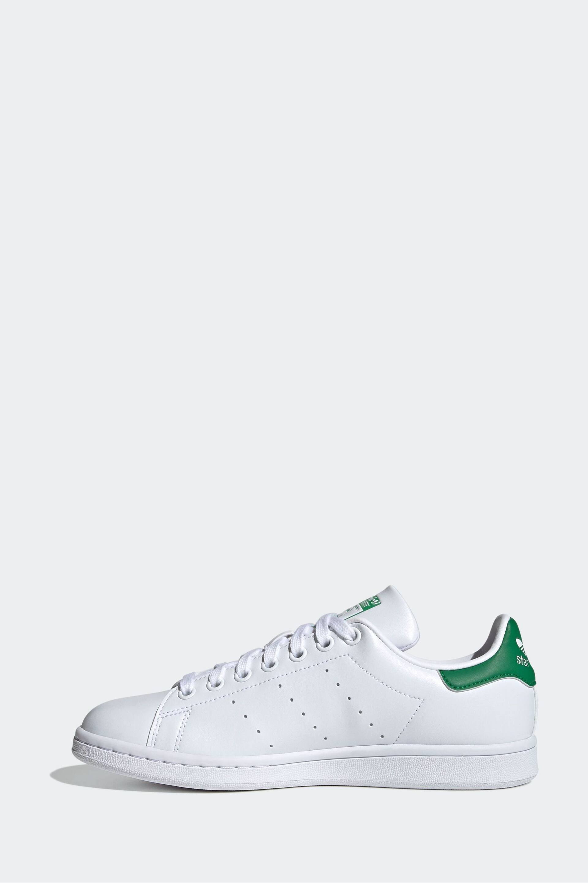 adidas Originals Stan Smith White Trainers - Image 2 of 9