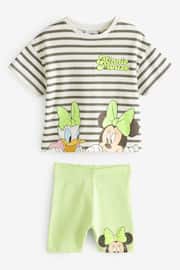 Black/White Minnie Mouse Cycle Shorts and T-Shirt Set (3mths-7yrs) - Image 5 of 7