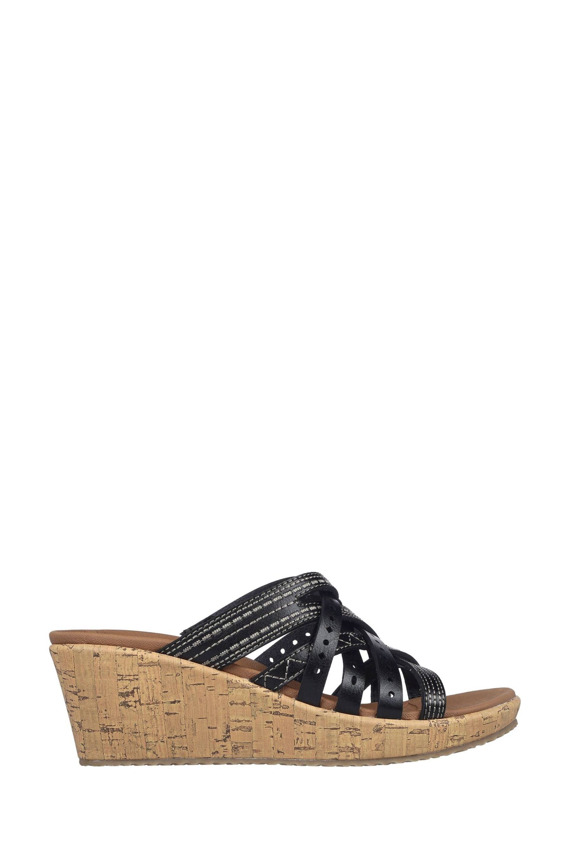 Skechers Black Beverlee Hot Spring Sandals - Image 1 of 5