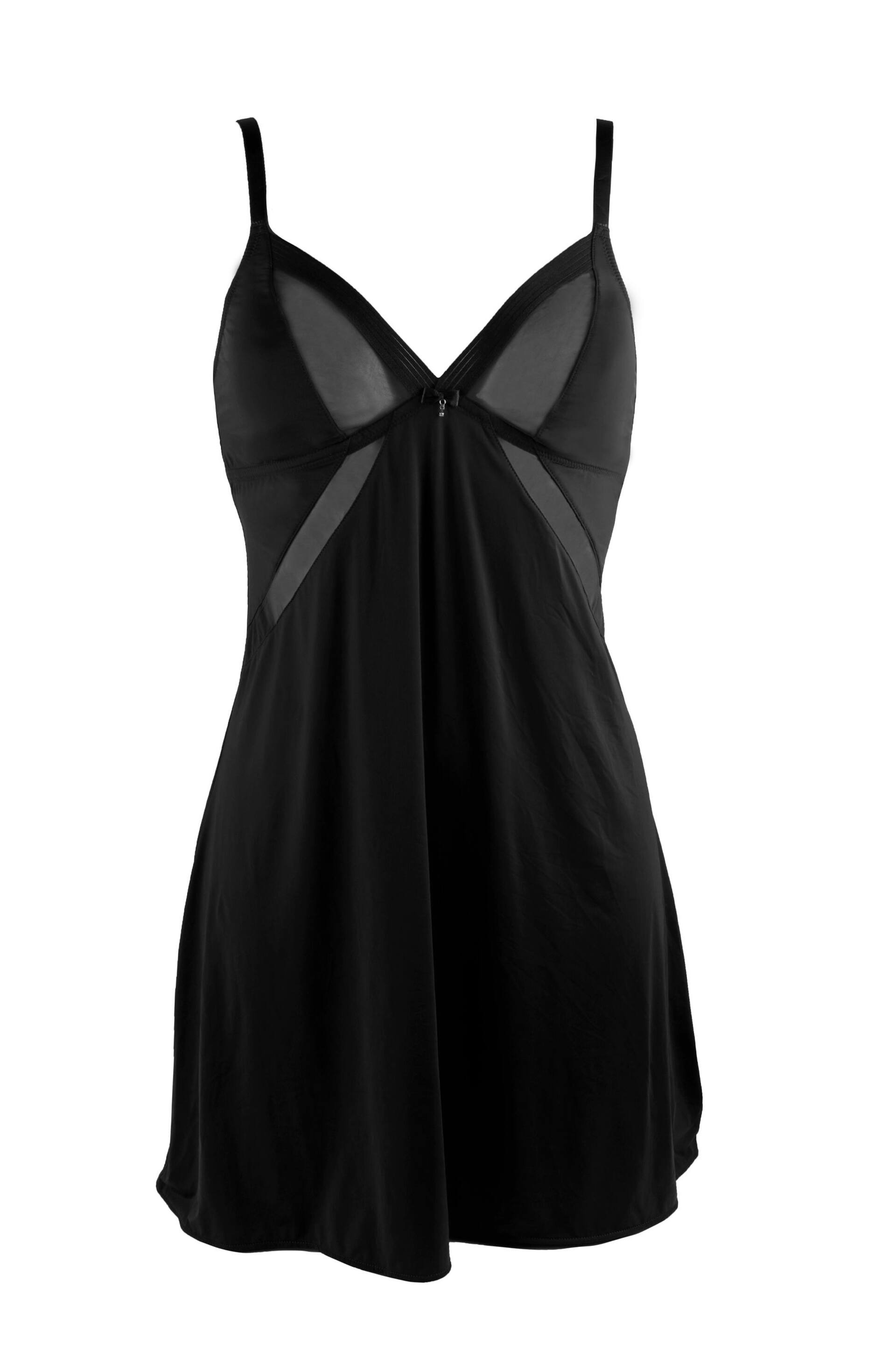 Pour Moi Black Viva Luxe Chemise - Image 2 of 3