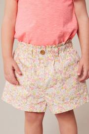 Pink Floral Print Pull-On Shorts (3mths-7yrs) - Image 4 of 7
