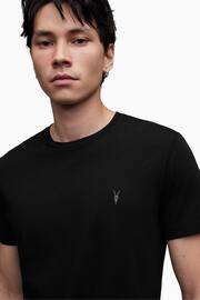 AllSaints Black Tonic Crew T-Shirt - Image 4 of 5