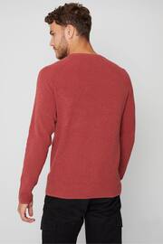 Threadbare Orange Crew Neck Knitted Jumper - Image 2 of 4