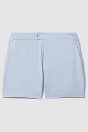 Reiss Soft Blue Sun Side Adjuster Swim Shorts - Image 2 of 6