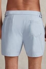 Reiss Soft Blue Sun Side Adjuster Swim Shorts - Image 5 of 6