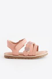 Pink Wide Fit (G) Heart Sandals - Image 2 of 6