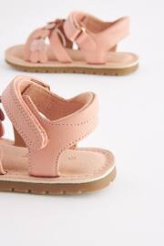 Pink Wide Fit (G) Heart Sandals - Image 5 of 6