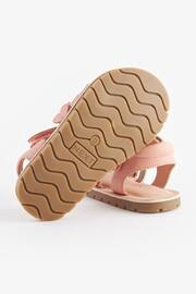 Pink Wide Fit (G) Heart Sandals - Image 6 of 6