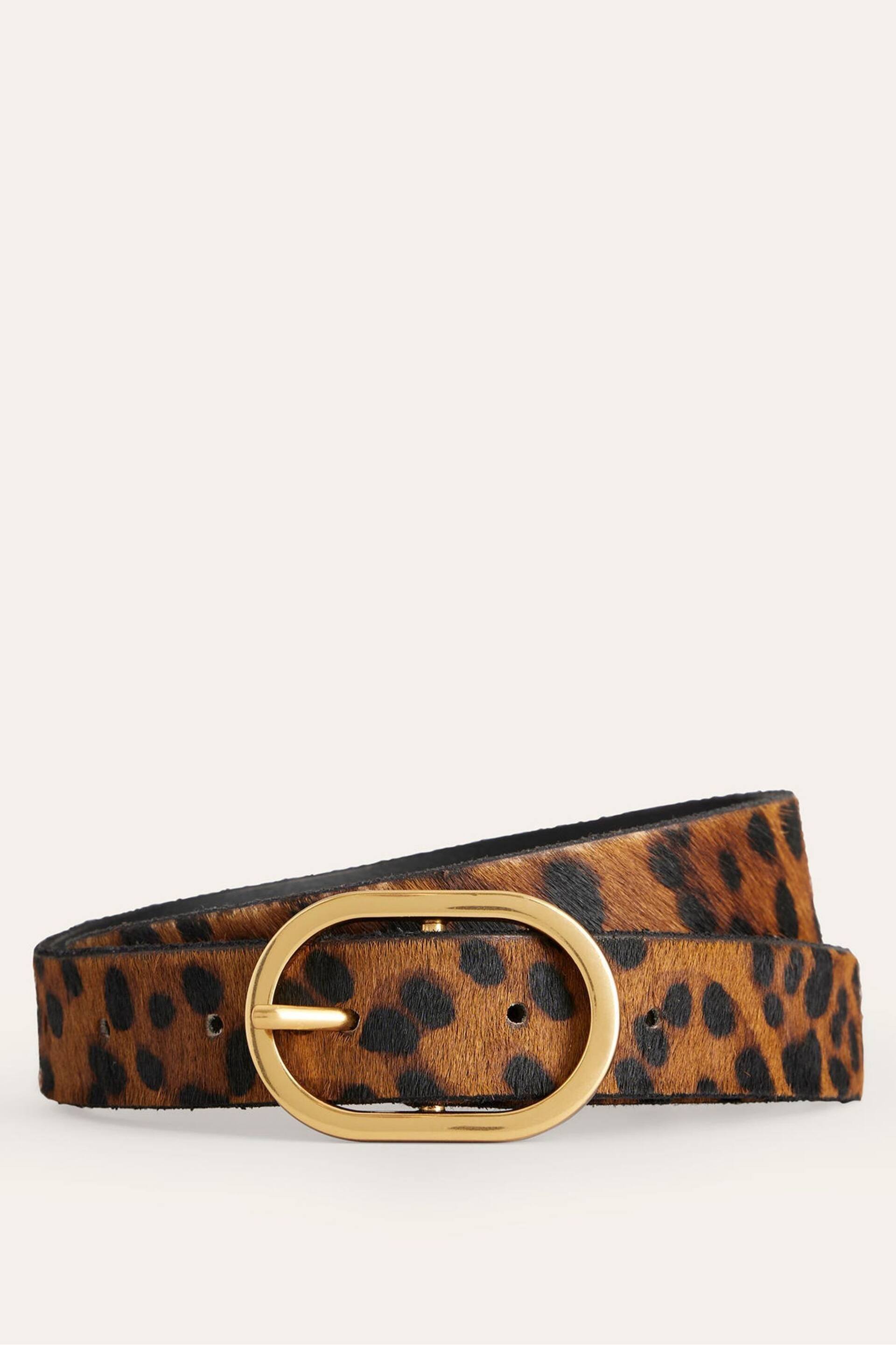 Boden Light Brown Classic Leather Belt - Image 2 of 3