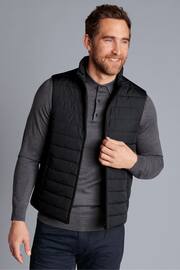 Charles Tyrwhitt Black Quilted Gilet - Image 1 of 5