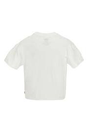 Levi's® White Floral Logo Cropped  T-Shirt - Image 2 of 3