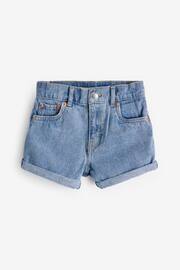 Levi's® Blue Light Mom Denim Shorts With Roll Cuff - Image 4 of 8