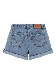 Levi's® Blue Light Mom Denim Shorts With Roll Cuff - Image 5 of 8