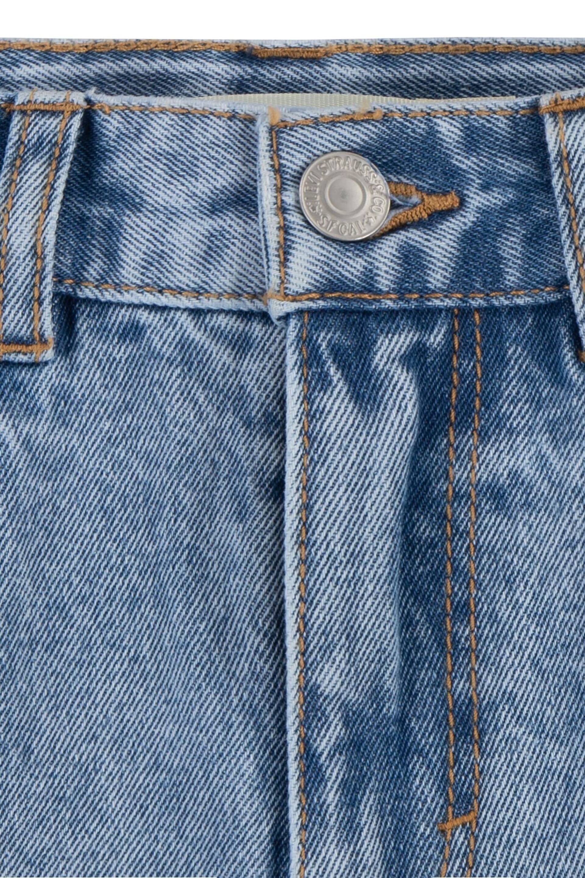 Levi's® Blue Light Mom Denim Shorts With Roll Cuff - Image 6 of 8