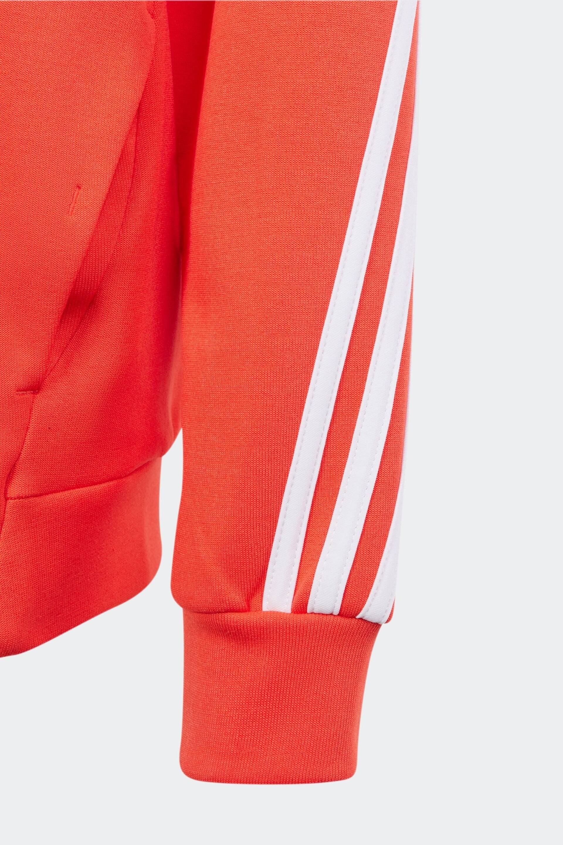 adidas Red Sportswear Future Icons 3-Stripes Full-Zip Hooded Track Top - Image 5 of 5