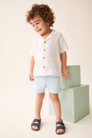 Pale Blue Chinos Shorts (3mths-7yrs) - Image 2 of 7