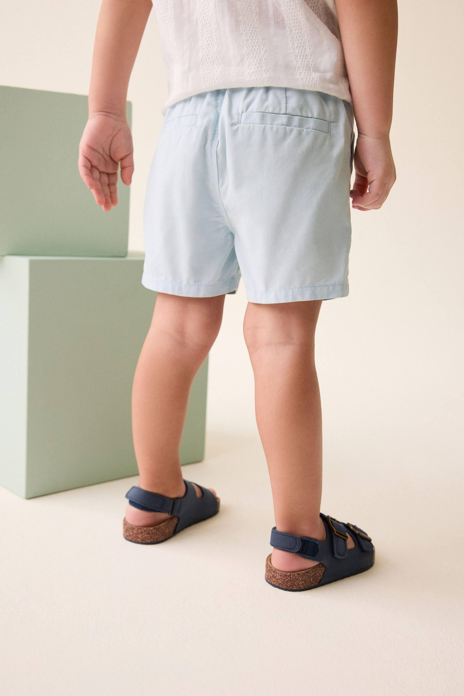 Pale Blue Chinos Shorts (3mths-7yrs) - Image 3 of 7