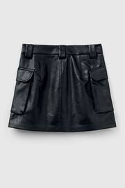 Benetton Womens Mini Black Cargo Skirt - Image 4 of 5