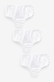 White 3 Pack Baby Knickers (0mths-2yrs) - Image 1 of 4