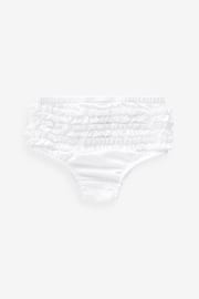 White 3 Pack Baby Knickers (0mths-2yrs) - Image 3 of 4