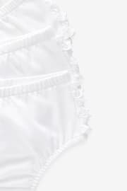 White 3 Pack Baby Knickers (0mths-2yrs) - Image 4 of 4