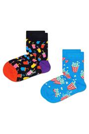 Happy Socks Kids Snacks 2 Pack Socks - Image 1 of 1