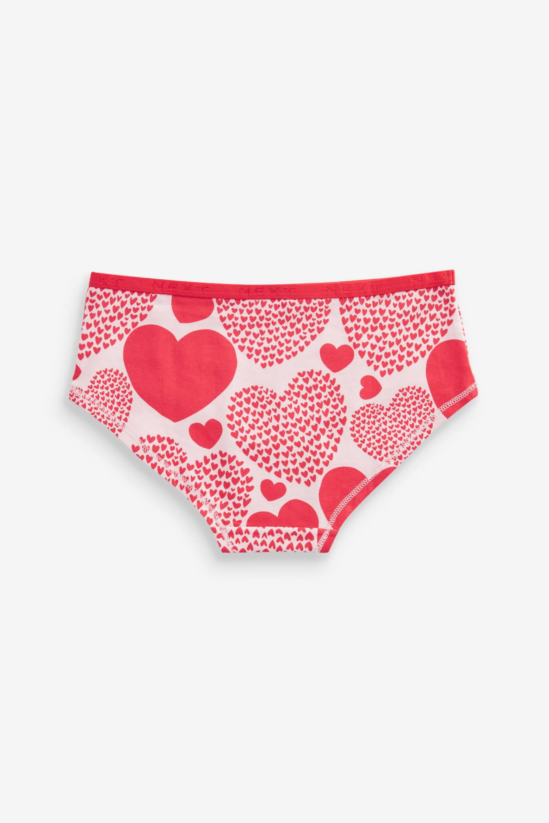 Red Ditsy Hipsters 5 Pack (2-16yrs) - Image 2 of 3