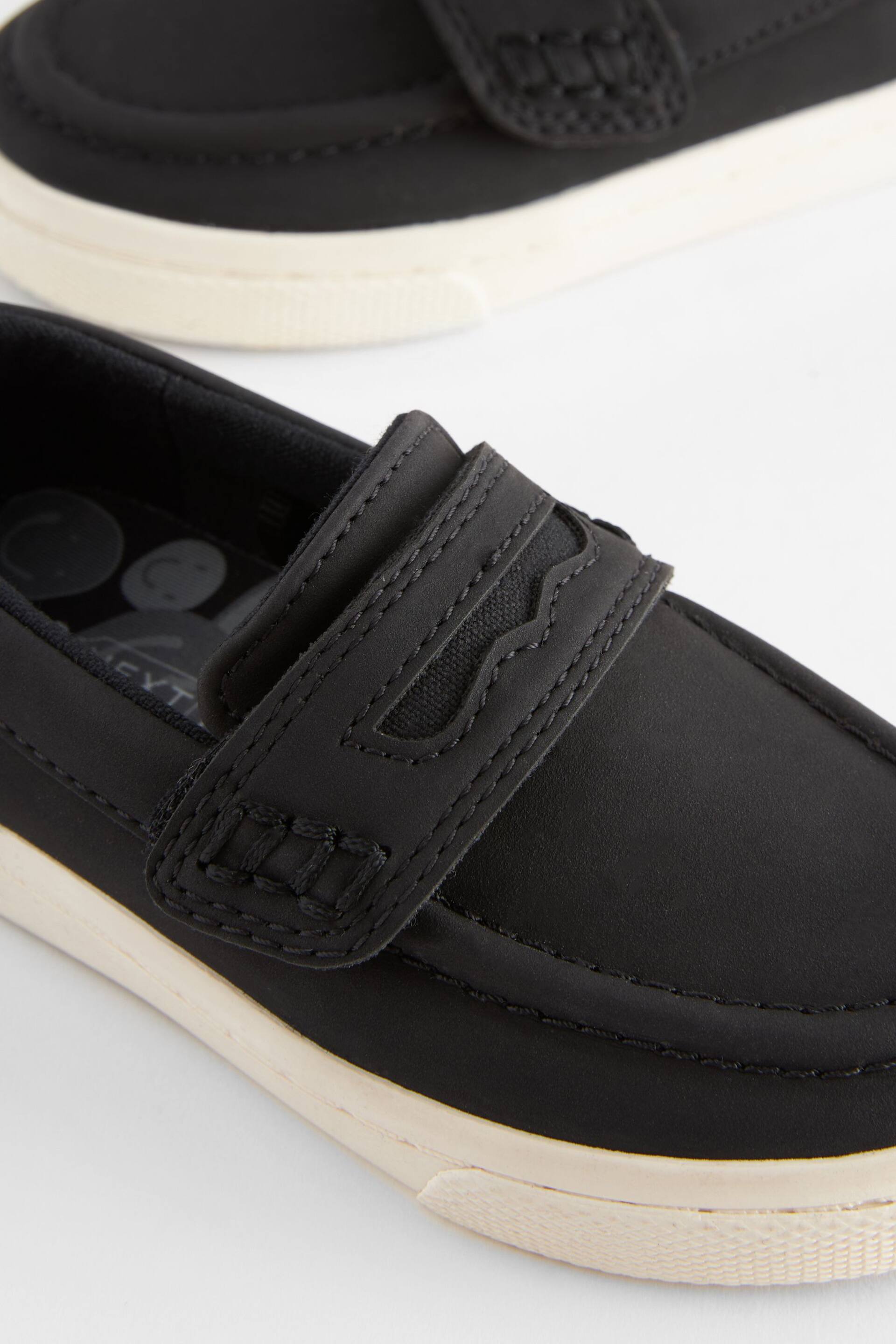 Black Standard Fit (F) Penny Loafers - Image 6 of 6