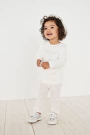 The White Company Pink Pom Knitted Leggings - Image 1 of 4