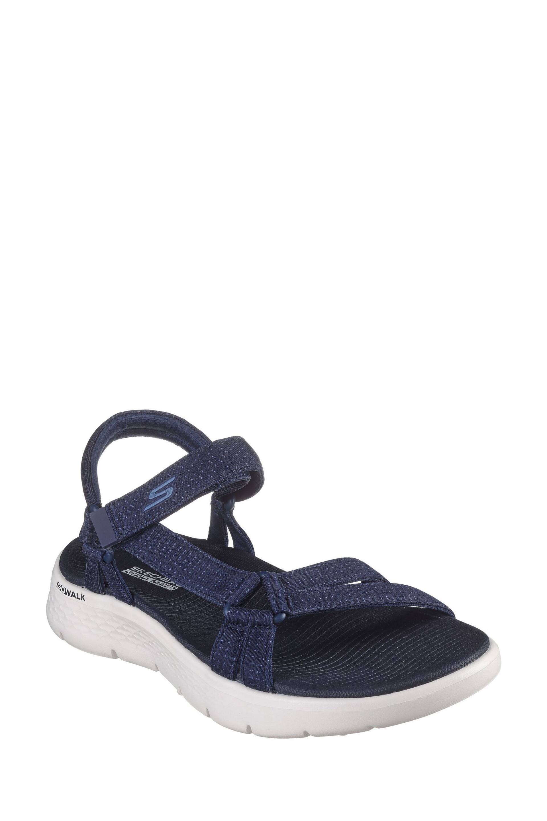 Skechers Blue Go Walk Flex Sublime-X Sandals - Image 3 of 5