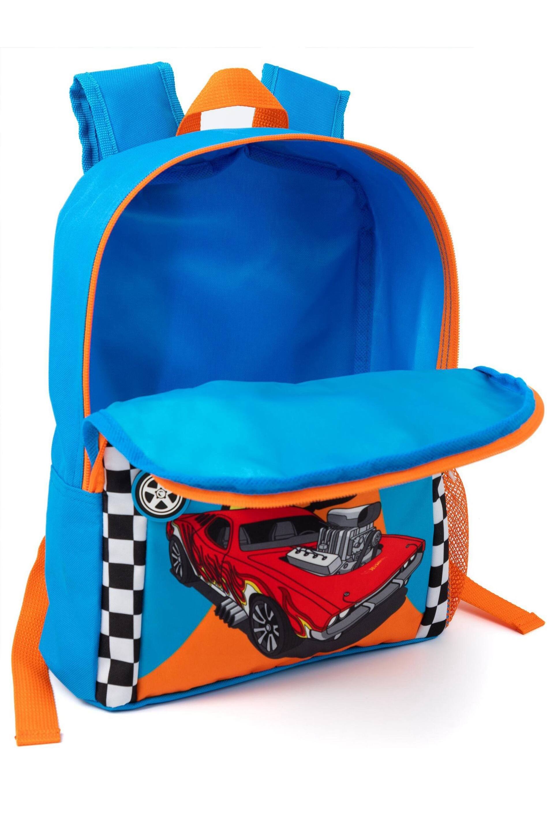 Vanilla Underground Blue Hot Wheels Boys Backpack - Image 4 of 6