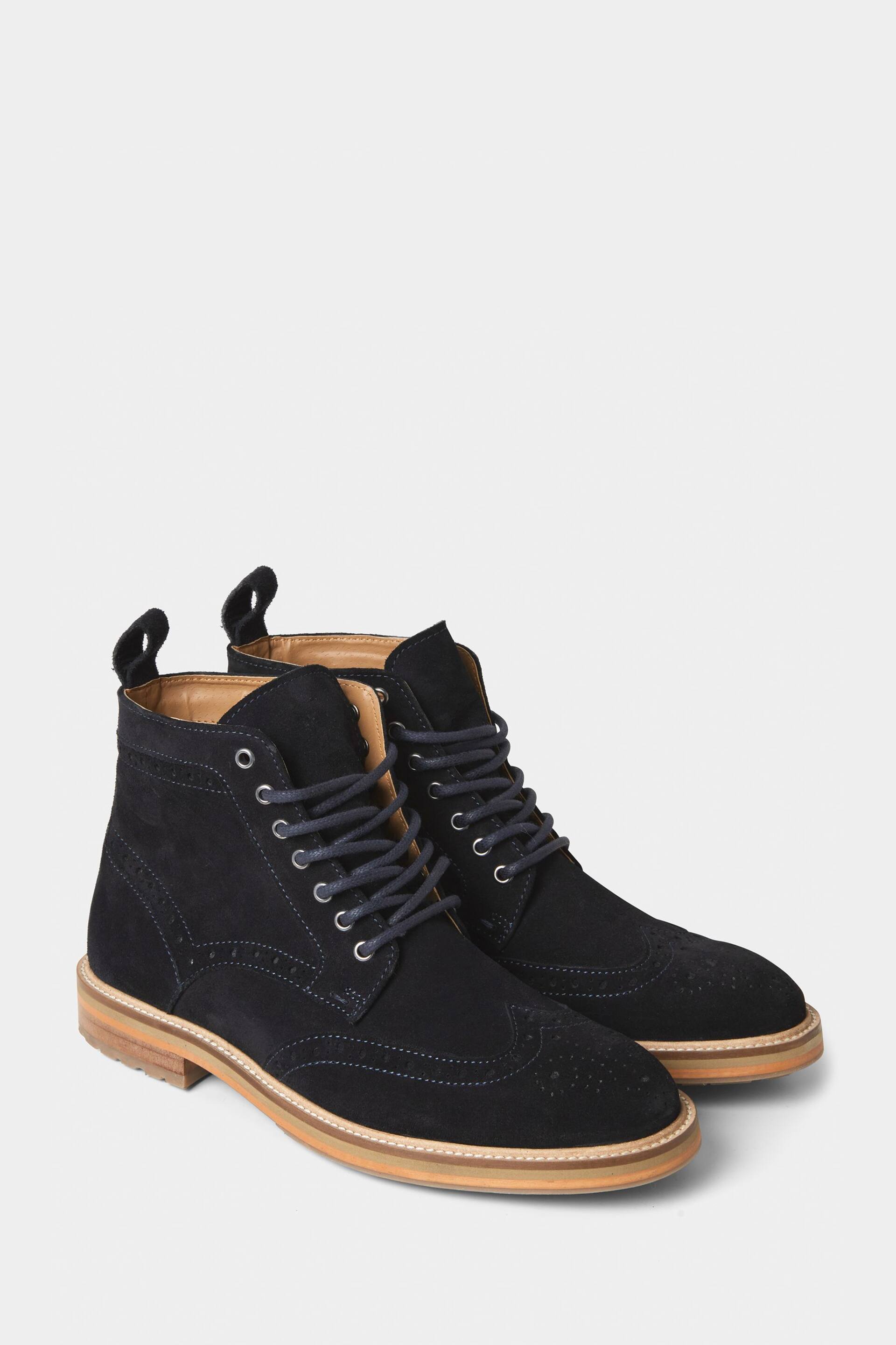 Joe Browns Blue Leith Walk Suede Boots - Image 3 of 5